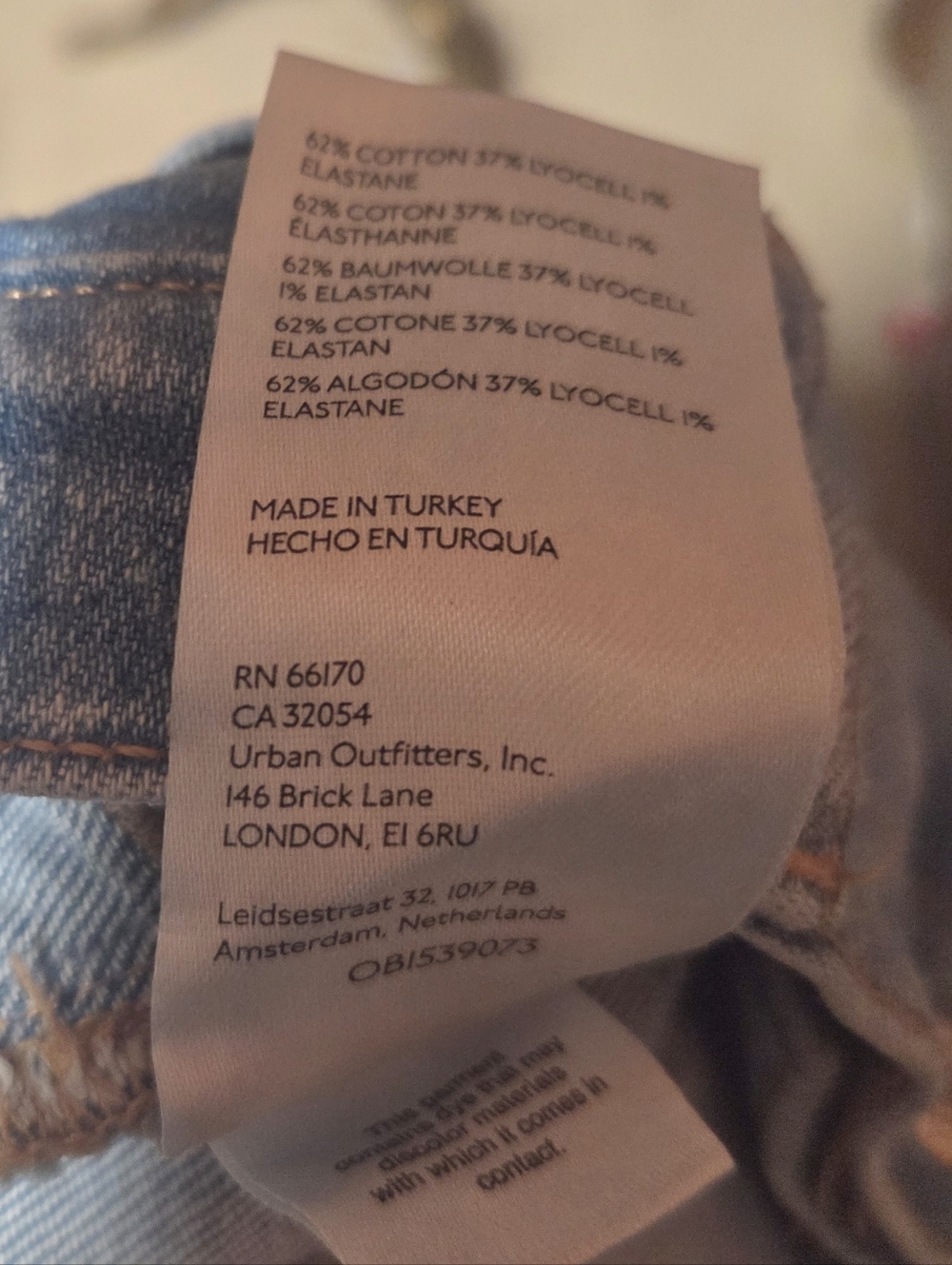 We The Free Free People Aiden Slim Bootcut Blue Jeans Medium Wash Size 29 - Picture 7 of 7
